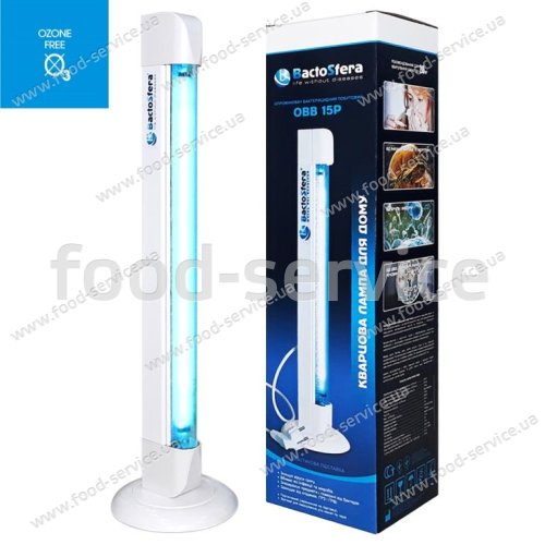Бактерицидний опромінювач BactoSfera OBB 15P OZONE FREE